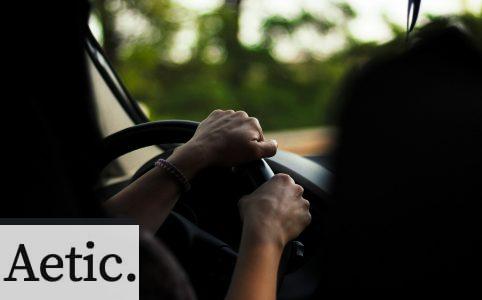 person driving during daytime