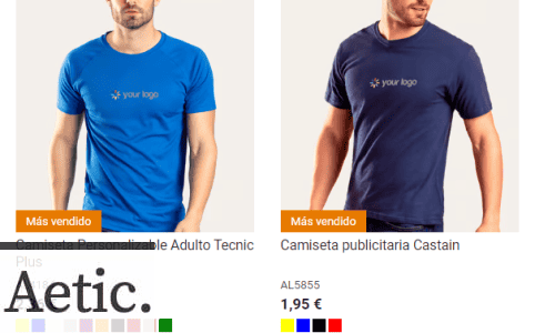 camisetas publicitarias