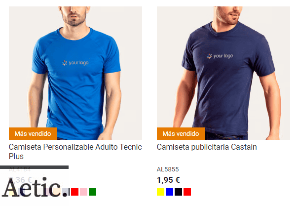 camisetas publicitarias