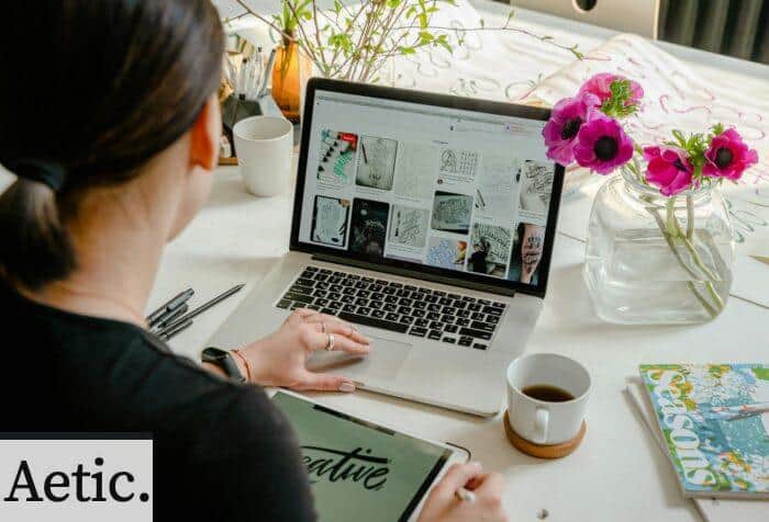 Photo Of Person Using Laptop For Graphic Designs