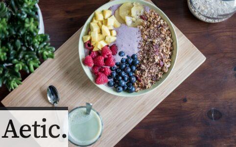 flat lay photography of fruits on plate
