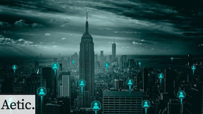 business, technology, city