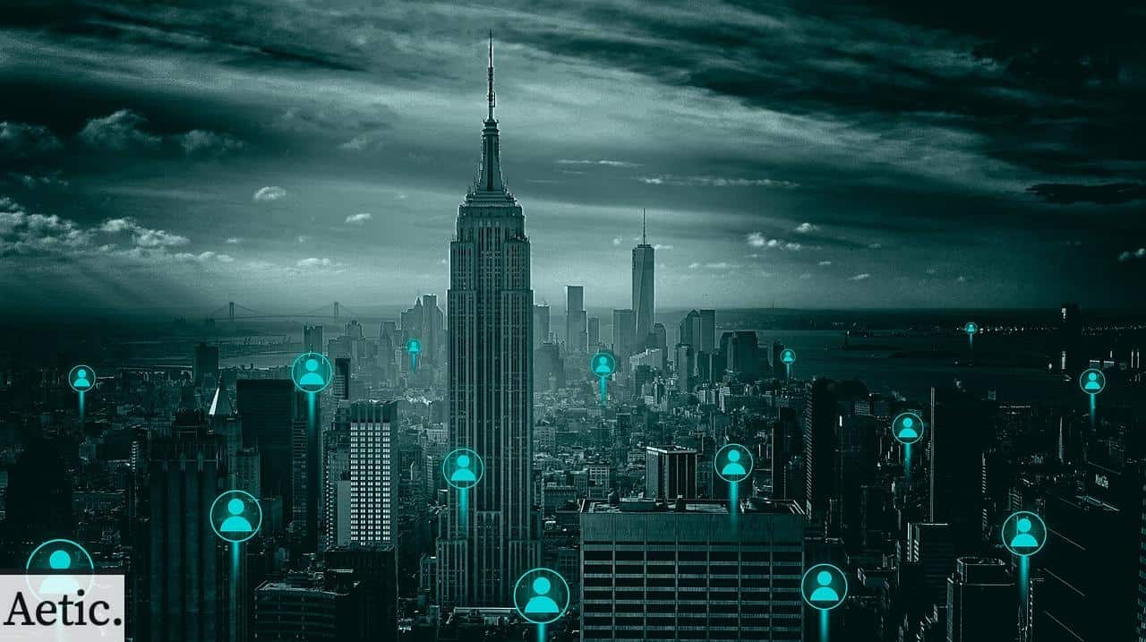 business, technology, city